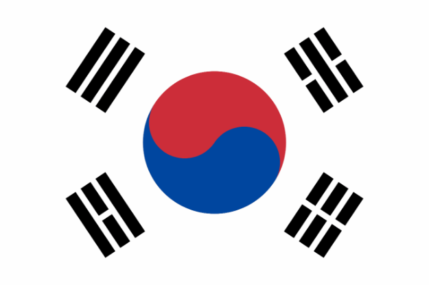 Vlag Zuid-Korea - 100x150cm Spun-Poly